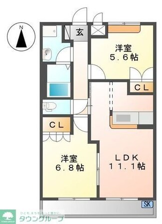 サン・キャッスルの物件間取画像